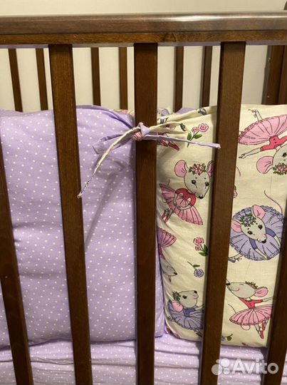 Бортики в детскую кроватку бу