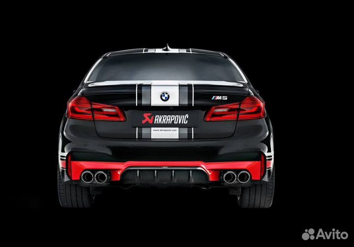 Выхлопная система akrapovic для bmw m5 f90