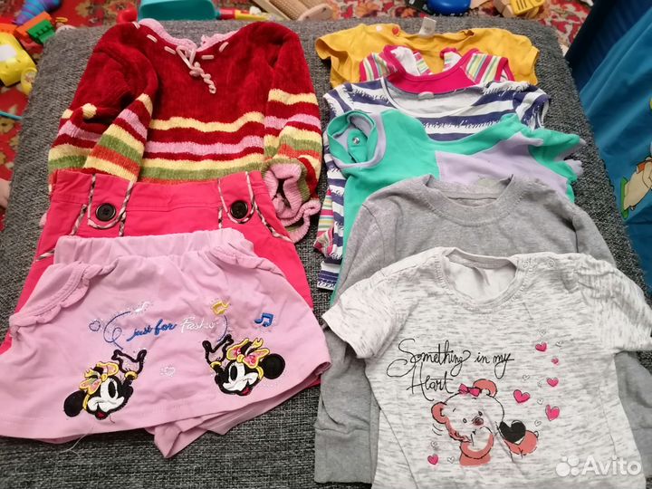 Вещи пакетом для девочки 80-92