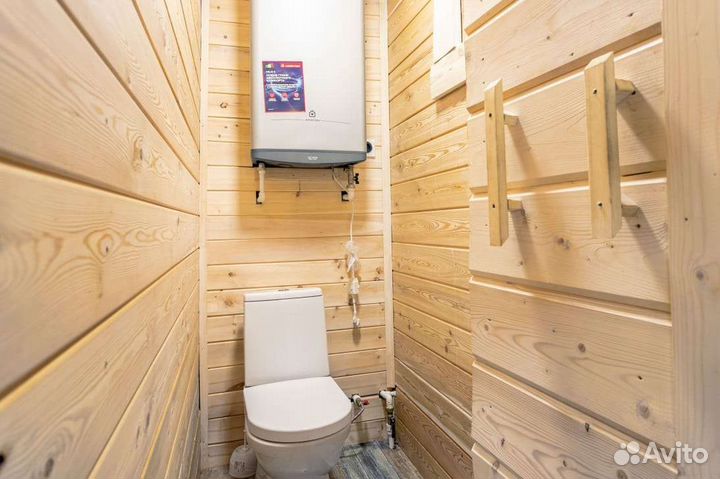 Баня - сауна с уличным бассейном