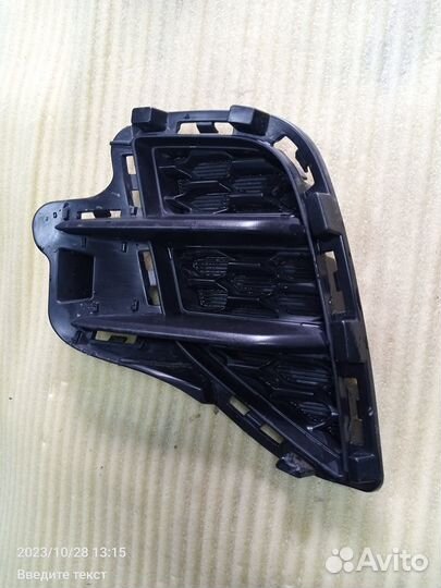 Заглушка бампера kia rio