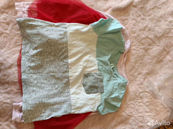 Вещи пакетом на девочку 134 140