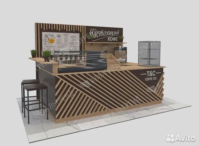 Барная стойка для Кофейни