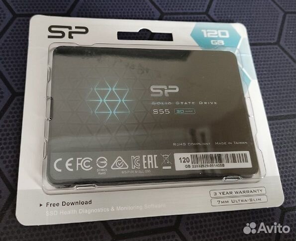 SSD диск 120Gb silicon power (новый)