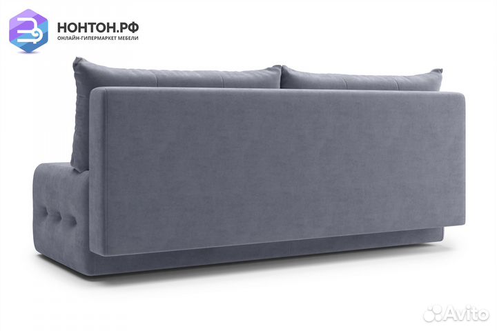 Диван еврокнижка Сити темно-серый