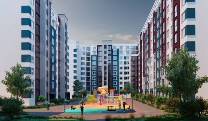 2-к. квартира, 58,3 м², 6/10 эт.