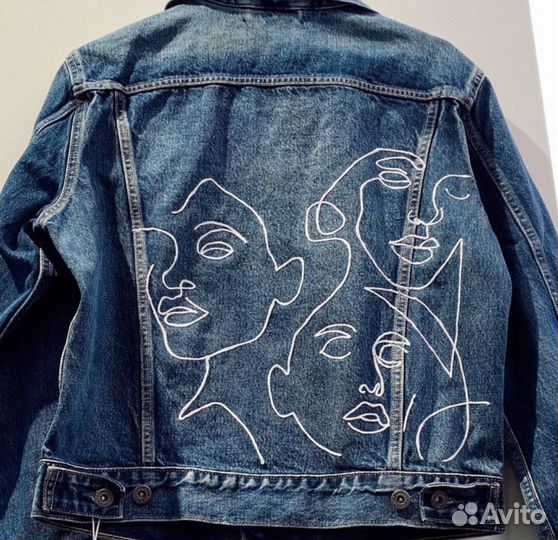 Роспись на одежде Ручная работа акрилом