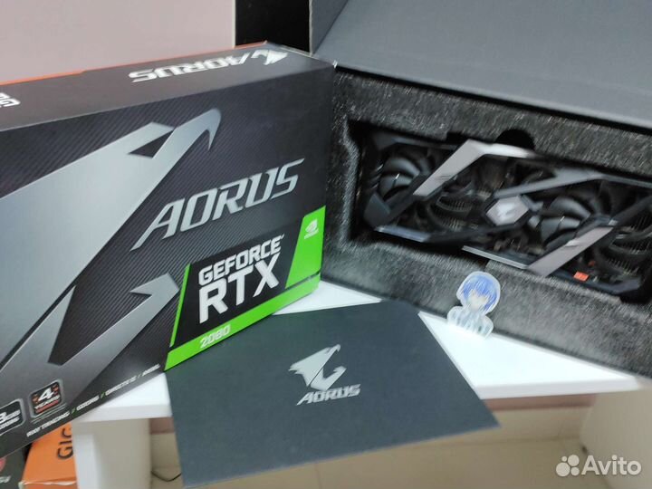 Gigabyte RTX 2080 aorus 8Gb (+гарантия 6 мес.)