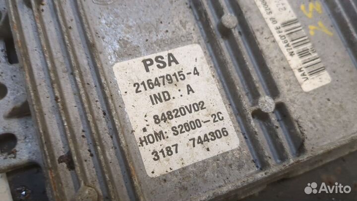 Блок управления двигателем Citroen Xsara, 2004