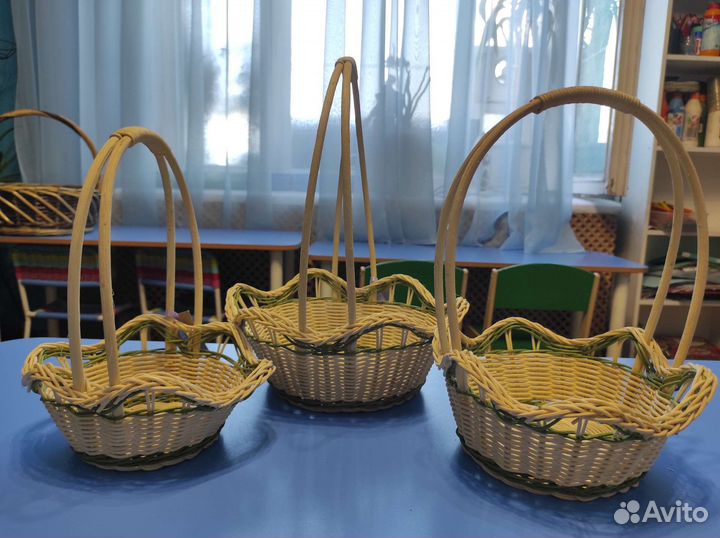 Корзина из ротанга