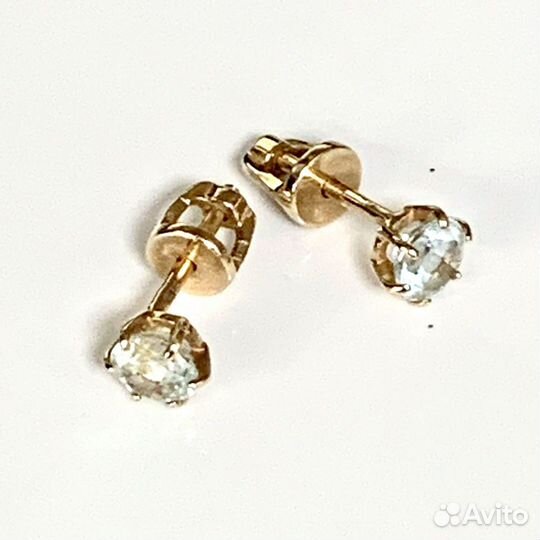 Золотые серьги