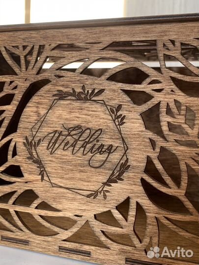 Сундучок деревянный на свадьбу