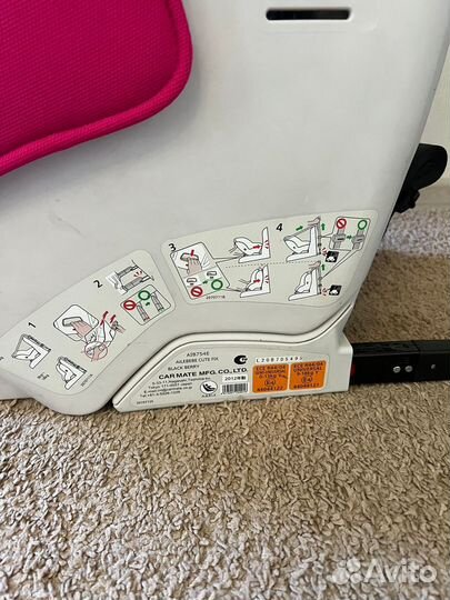 Автокресло японское Ailebebe Carmate CuteFix 0-18