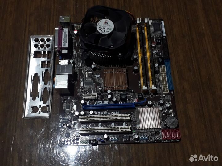 Комплект (материнская плата, проц, охлад)
