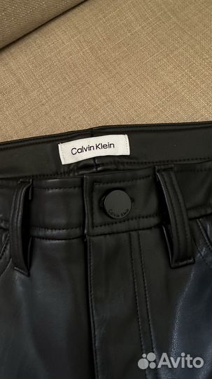 Кожаные брюки Calvin Klein оригинал