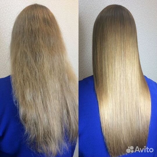 Кератиновое выпрямление волос. Ботокс и нанопласти