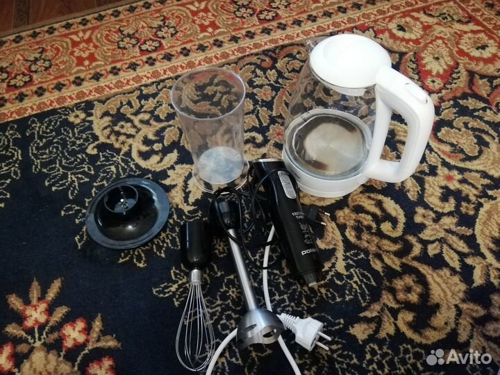 Посуда, чайник, миксер, товары для кухни