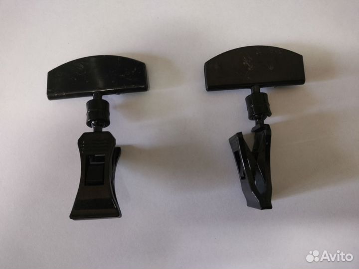 Ценникодержатель на прищепке черный