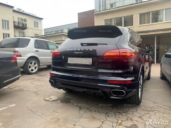 Диффузор заднего бампера Porsche Cayenne 958 2015+