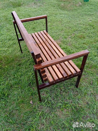 Скамейка садовая профиль дерево