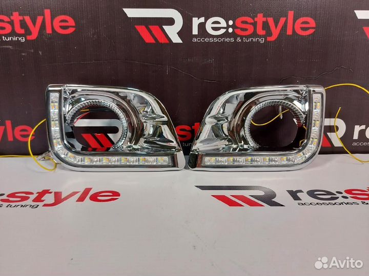 Накладки на туманки Land Cruiser Prado 150 K1630