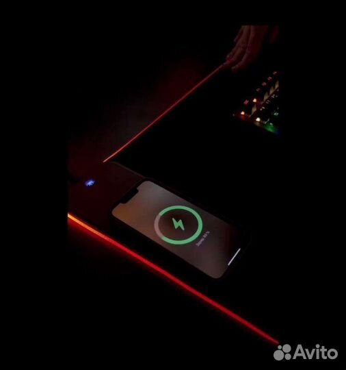 Игровой коврик для мыши с подсветкой