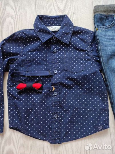 Рубашка+джинсы