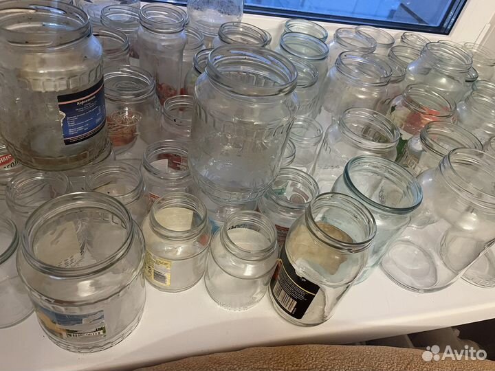 Банки стеклянные, от 200 мл до 1 литра