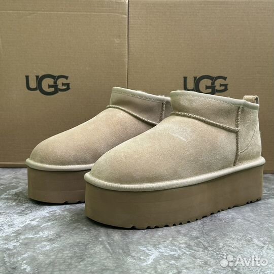 Ugg classic ultra mini platform mustard seed