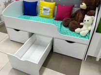 Кровать с ящиками детская 160х80
