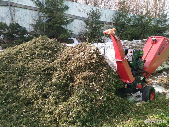 Дробление веток садовый