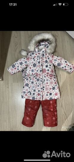 Зимнее пальто/Пуховик 2-4 года,98