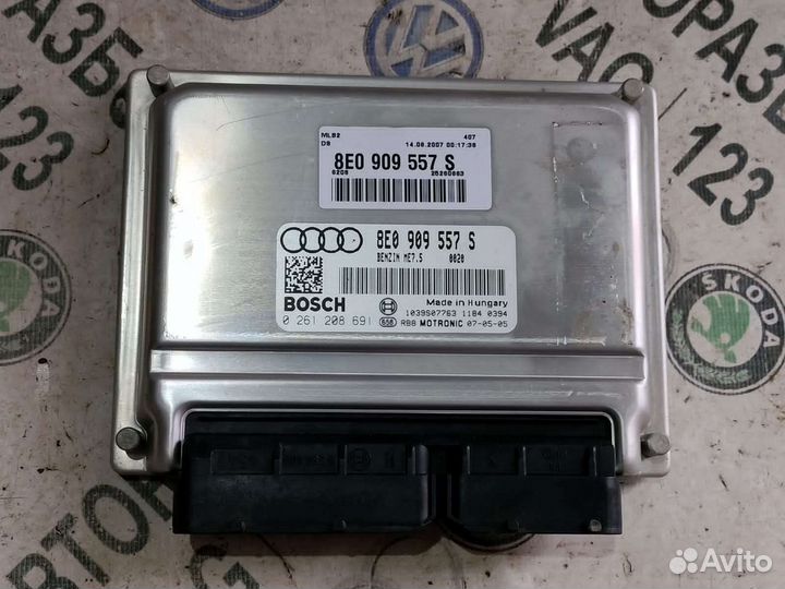 Эбу двигателя Audi A4 B7 2.0 ALT