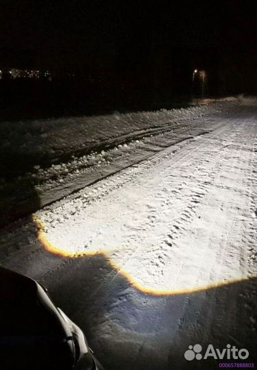 Bi LED лазерные туманки Skoda Octavia A5 дорестайлинг