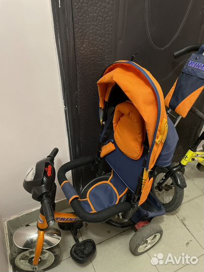 Коляска велосипед трехколестный детский