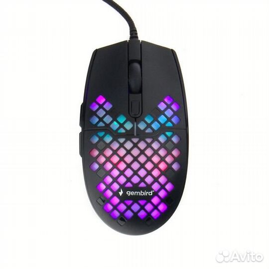 Мышь игровая Gembird MG-760 USB черн 3200DPI 6кн