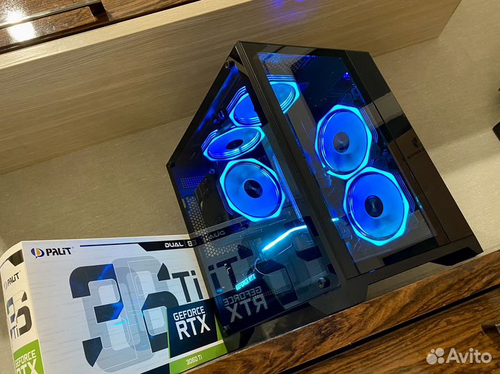 Игровой пк RTX 3060Ti, Ryzen 5 5500, 16DDR4, 512m2