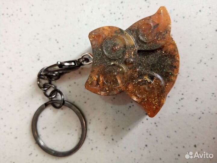 Брелок Сова /Мезонектар/Оргонит