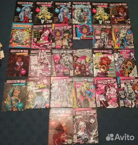 Журналы, комиксы monster high для девочек