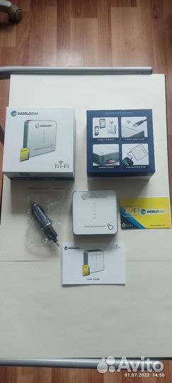 WiFi роутер переносной worldsim, павербанк