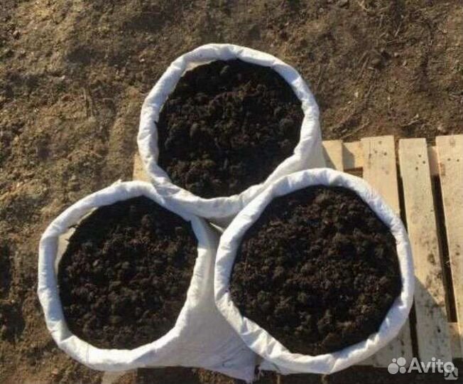 Земля плодородная в мешках