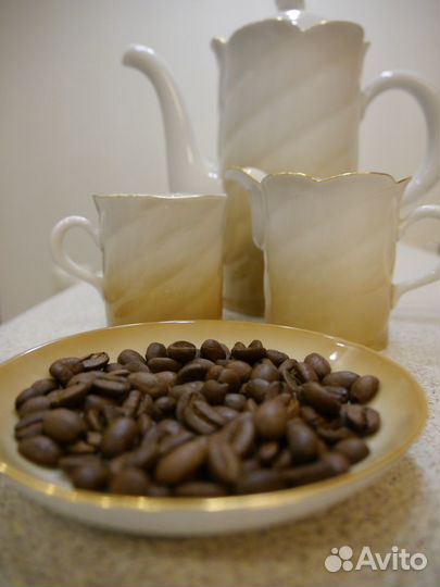 Сервиз кофейный фарфор гдр на 6 персон 
