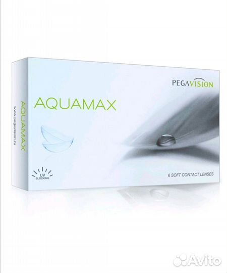 Линзы контактные 6 шт. двухнедельные AquaMax новые