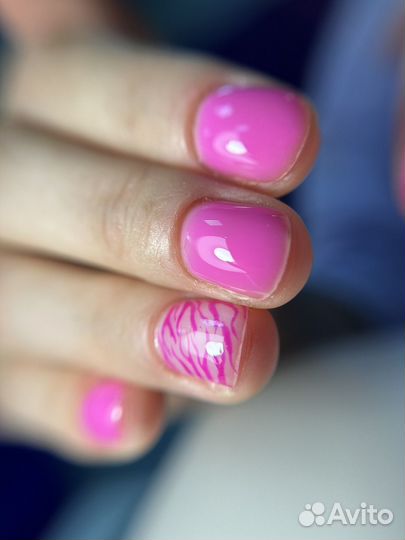 Маникюр с покрытием гель лак