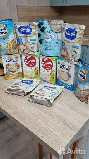 Детские каши Нестле с 4 месяцев