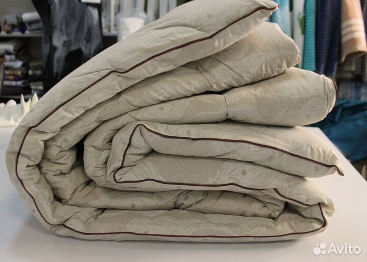 Одеяло овечья шерсть (очень теплое 520гр)