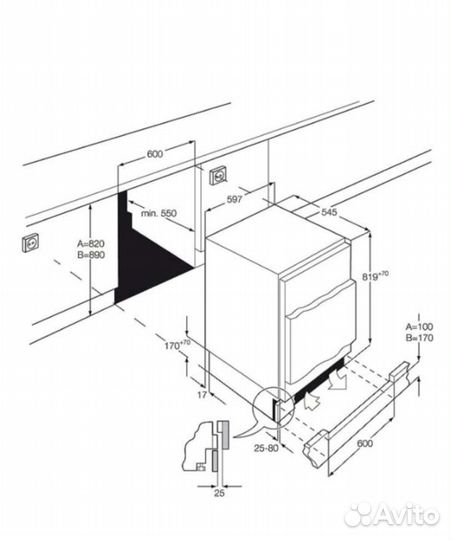 Морозильник AEG ABB682F1AF
