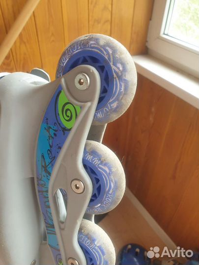 Роликовые коньки детские раздвижные 34-37