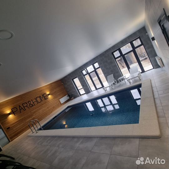 Аренда дома, коттеджа с бассейном, баней