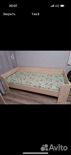 Детская кровать с матрацом